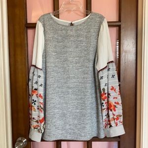 Long sleeve boutique blouse